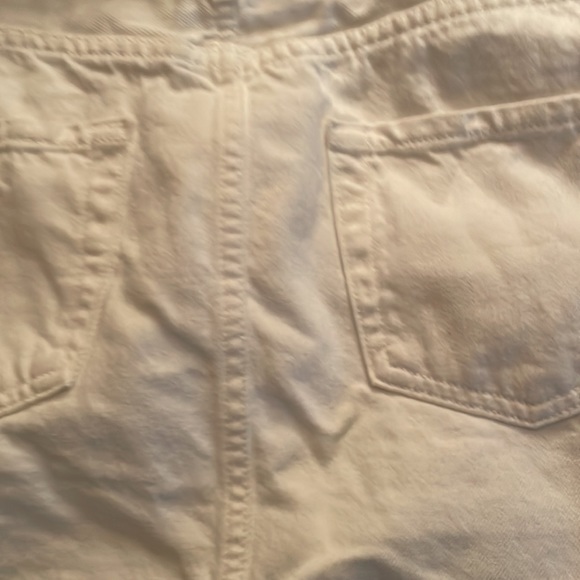 Frame London Los Angelos White Denim Mini Skirt - Picture 7 of 7